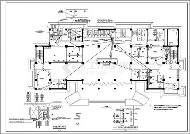 某框架结构多层医院治疗楼电气设计施工图-图二
