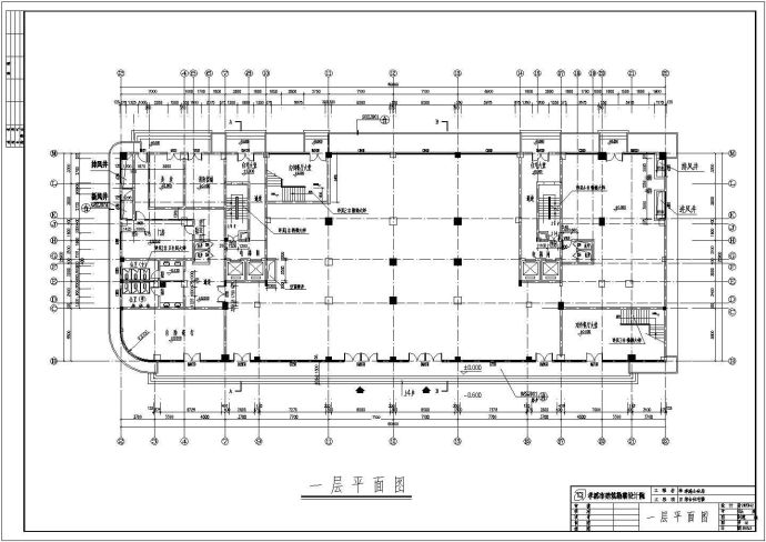 高层建筑施工图（局部屋面平面图及其详图）_图1