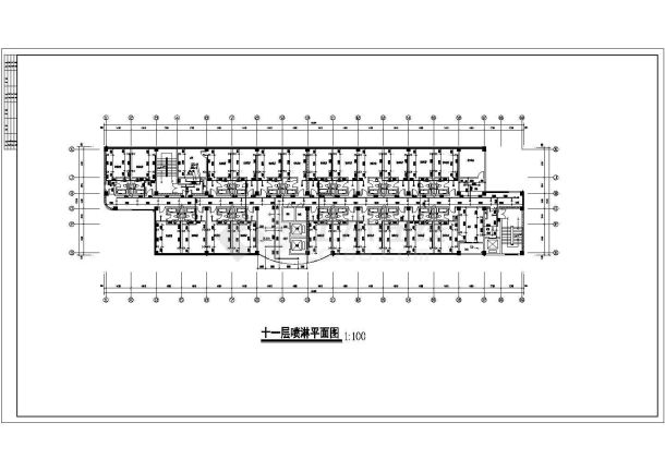 某十一层一类建筑宾馆消防给排水施工图设计-图一