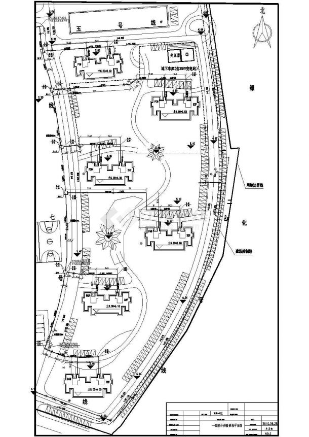 【青岛】某小区室外热力管网施工设计图纸，含设计说明-图一