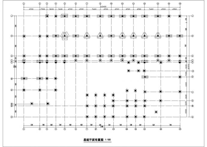 某4790㎡花苑三层幼儿园结构图纸（高17米）_图1