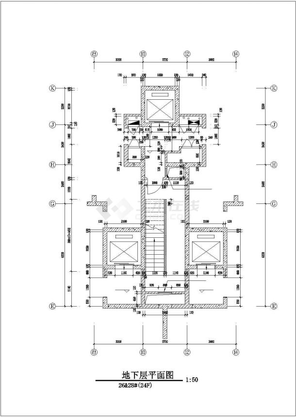 【苏州】某园区26、28号楼全套图纸，含施工总说明-图一