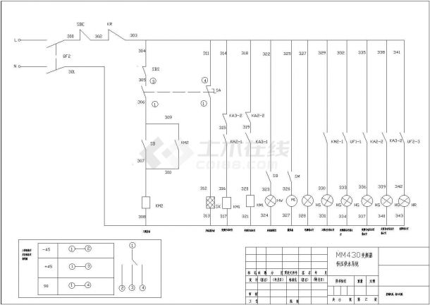 变频恒压供水系统成套设计图纸（共8张图）-图二