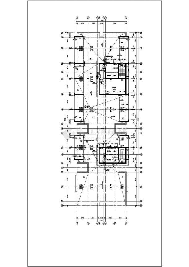 高层住宅楼电气设计cad图纸-图二