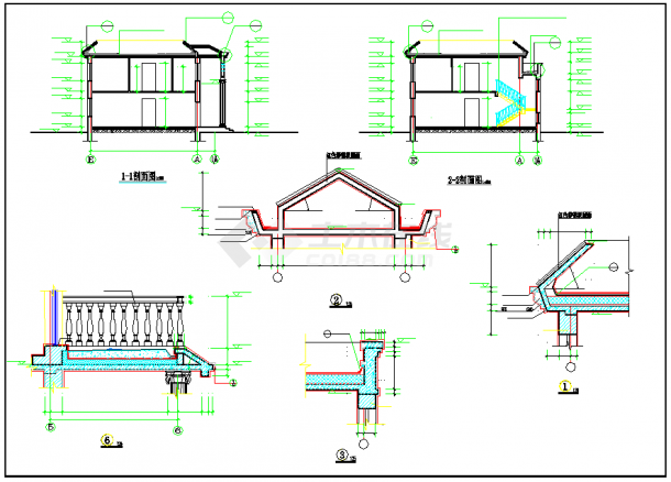 多套二至四层别墅建筑方案设计施工图-图二