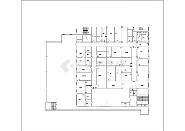 [咸宁]某房产交易大楼空调设计施工图纸-图二