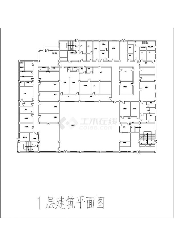 【吉首】某医院综合楼空调设计图纸-图二