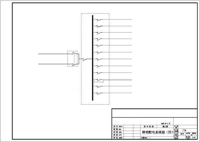 某厂房强电施工图纸（含照明系统设计）_图1
