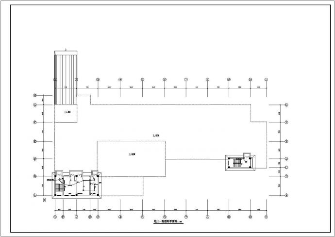 某车库电气施工图纸（共8张图）_图1