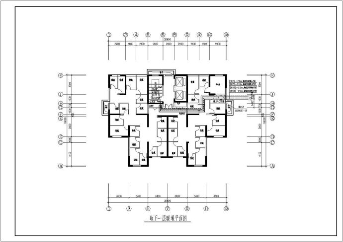 某5595㎡十七层小区地暖分户计量系统施工设计图纸_图1