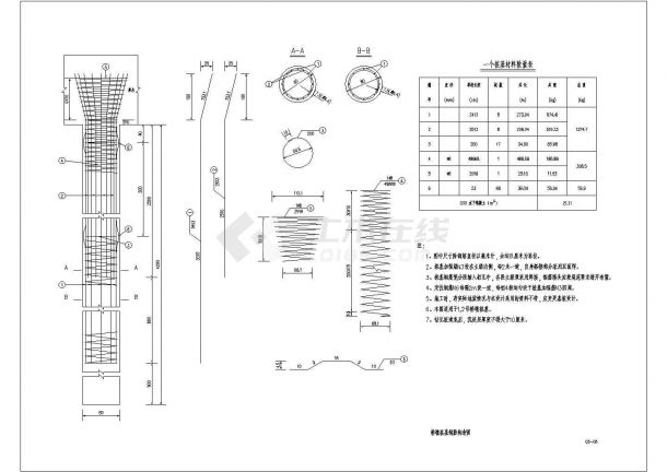 【浙江】某花园桥梁规划设计施工图-图一