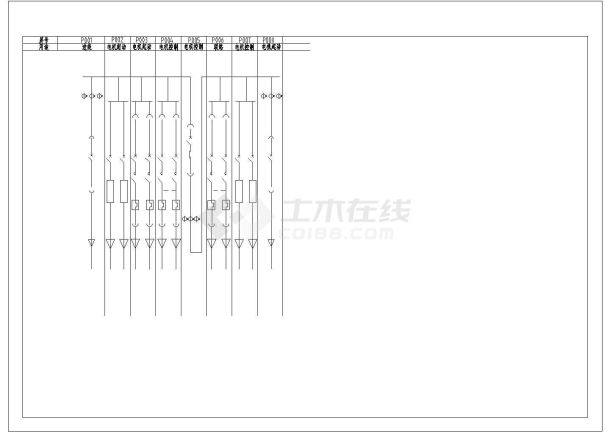 氧化沥青操作间电气建筑布置参考详情图-图一