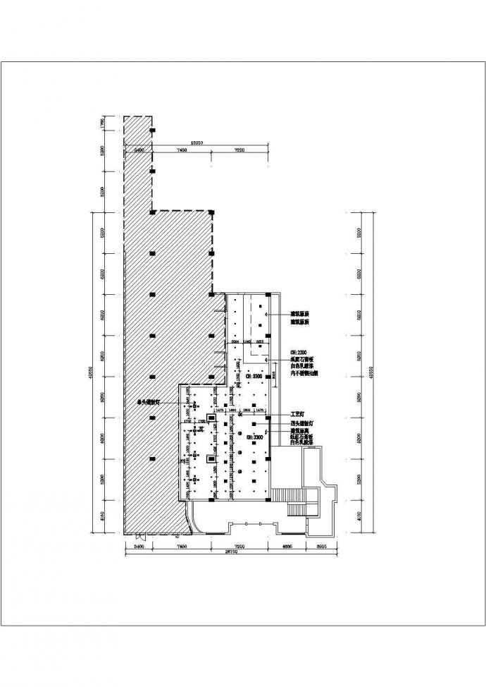 苏州框架结构酒店室内装饰工程施工图_图1