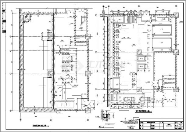 消防泵制冷机房平面图(F10建筑施工图)-图一