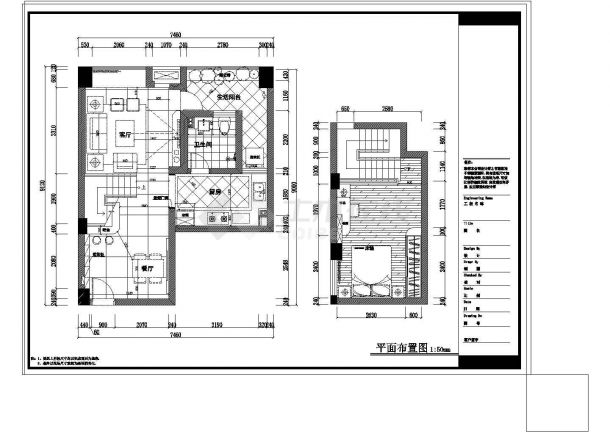 【东莞】现代风格跃层单身公寓室内装修图（含效果图）-图二