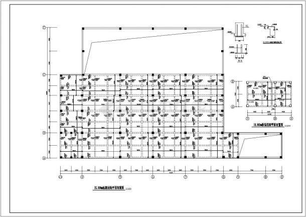 大型锅炉房结构设计施工图（共9张图）-图一