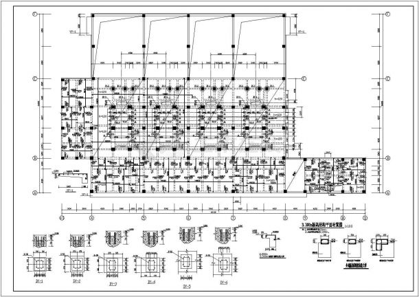 大型锅炉房结构设计施工图（共9张图）-图二