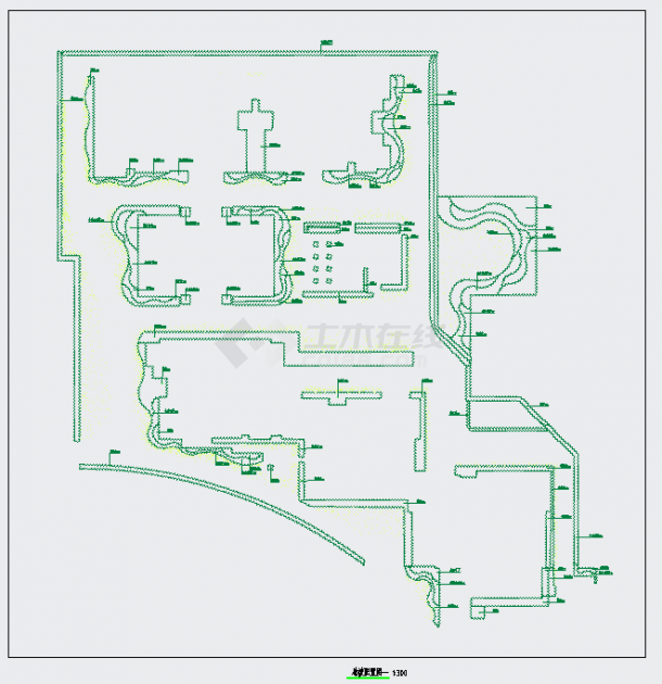 【江苏】某小区绿化设计施工图（14张）-图一