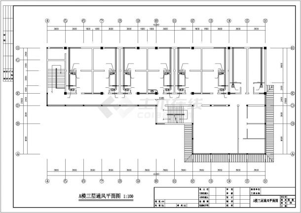 重庆某培训中心空调通风图（9张）-图二