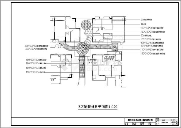 新城国际花园景观规划设计施工图纸-图二