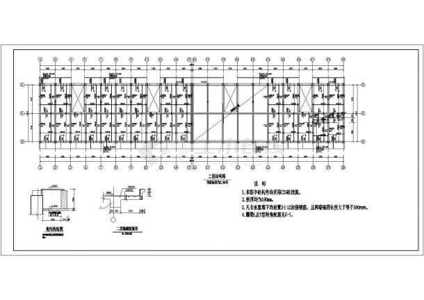 【江苏】五层砌体结构住宅结构设计施工图-图二