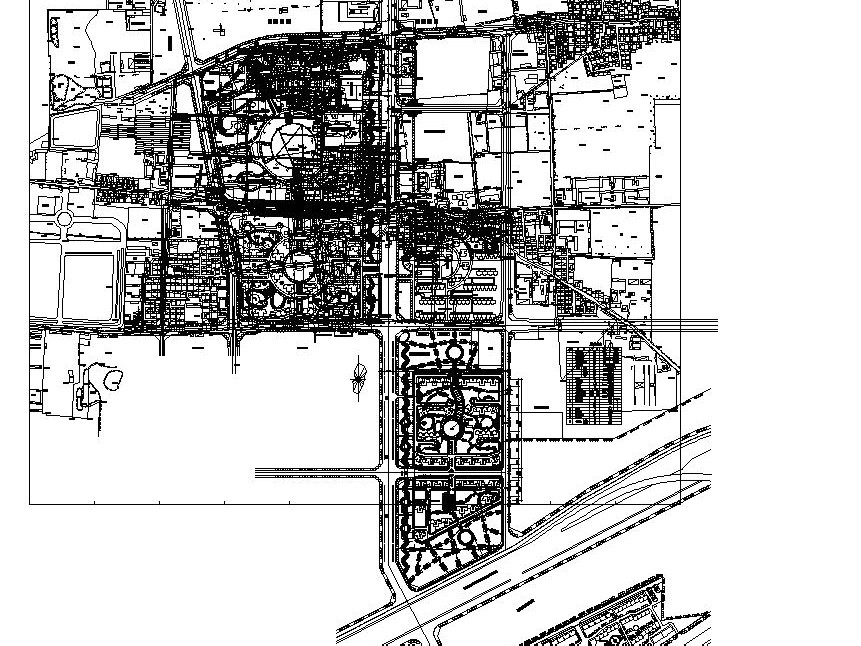 [北京]现代风格小区园林景观工程施工图