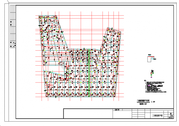 【海南】某三层框架结构别墅结构设计施工图-图一