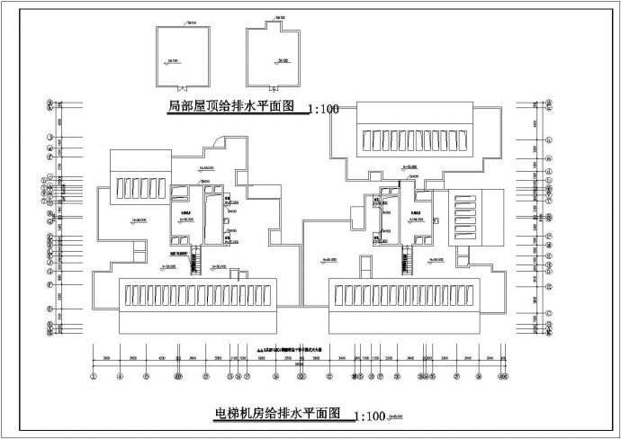 重庆某区县18层商住楼给排水设计图_图1