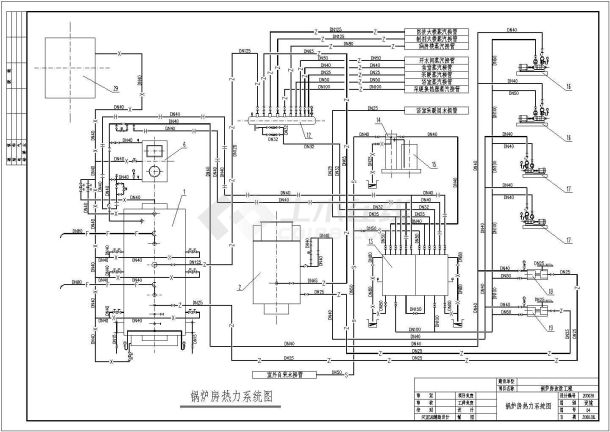 燃煤锅炉房示意图-图二