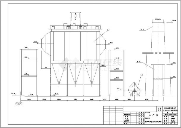 某火力发电厂热能工艺设计图（6张）-图一