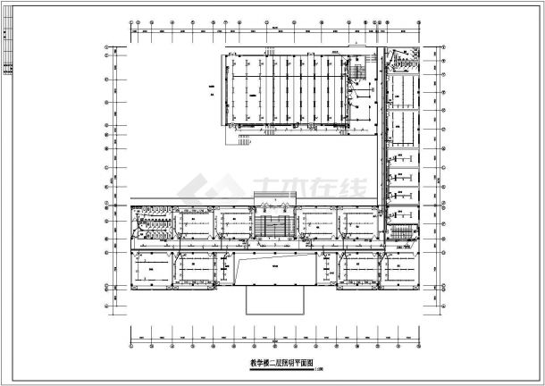 5层教学楼电气设计CAD参考图-图二
