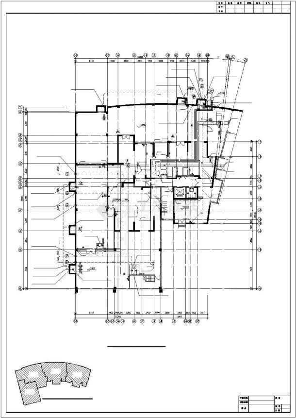 某21527㎡二十层一类住宅楼给排水施工图-图二