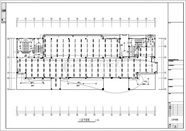 某八层框架结构办公楼强电设计施工图-图二