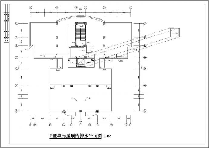 某11层电梯公寓给排水消防施工图_图1