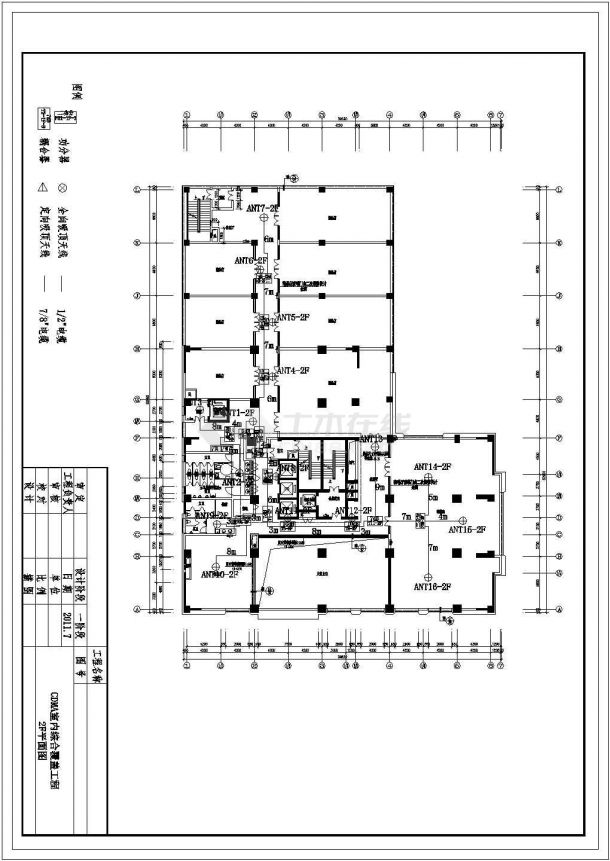 【杭州】大厦CDMA室内综合覆盖电气图纸-图二