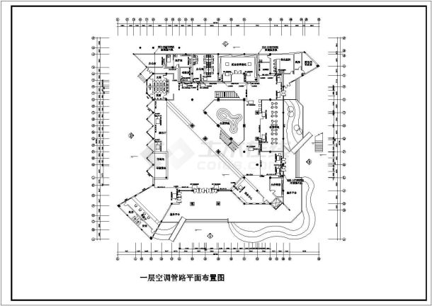 某2层小型办公服务中心空调系统设计施工图-图二