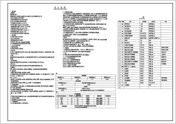 某四层混合结构住宅电气设计施工图（共11张）_图1