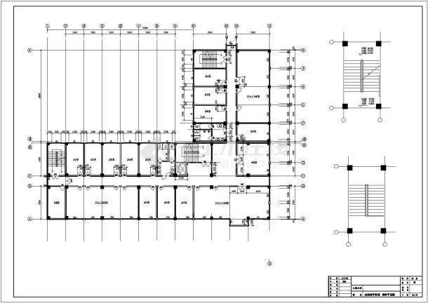 学生毕业设计某五层框架结构办公楼建筑设计方案-图二