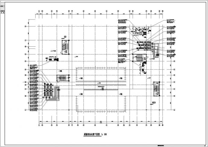 某六层公共行政办公楼空调通风及消防系统设计施工图（VRV系统）_图1