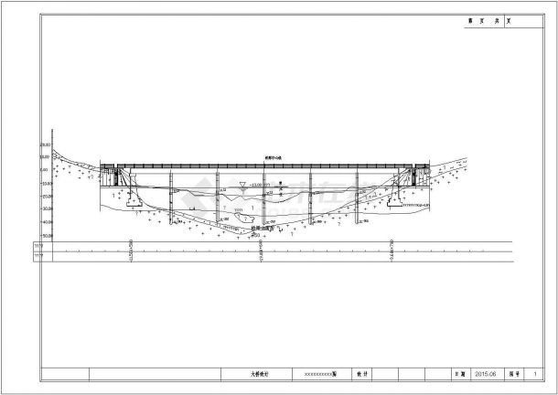25m预应力钢筋混凝土T梁桥设计套图（附大量计算书）【毕业设计】-图一