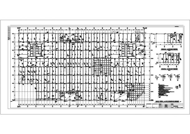 【吉林】30层框架核心双塔双筒超高层商住楼结构施工图（含建筑图）-图一