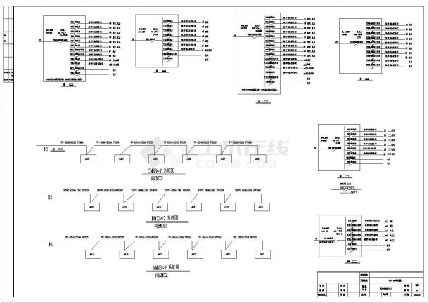 某区域7层宿舍楼电气设计CAD基础套图-图二