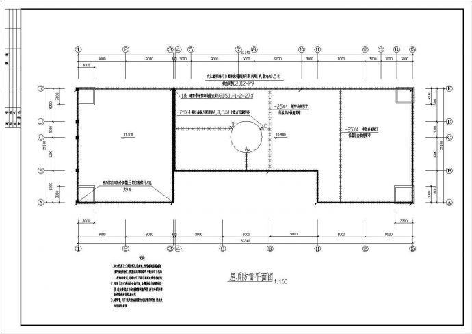 某区域中小学教学办公楼电气CAD参考图_图1