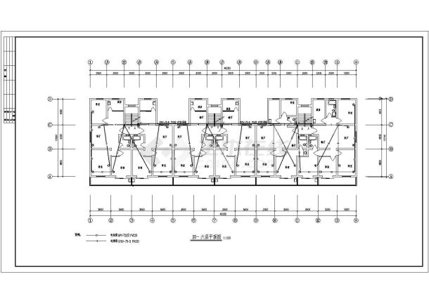 某区域低层居民楼电气设计CAD基础参考图-图二