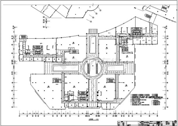 某商业步行街购物城电气设计施工图（共12张图）-图一