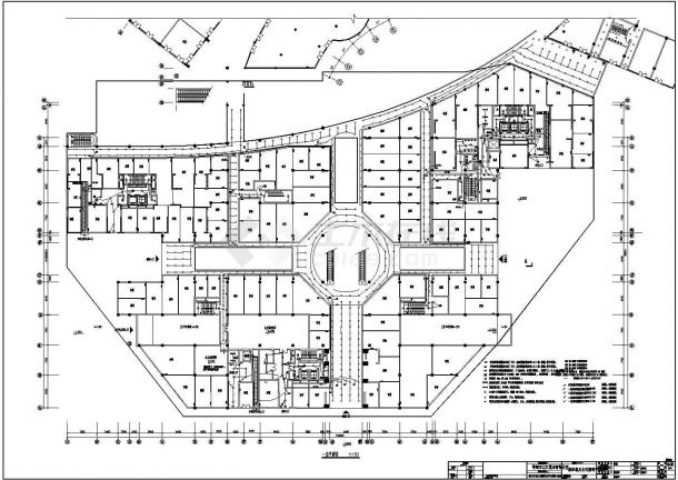 某商业步行街购物城电气设计施工图（共12张图）-图二