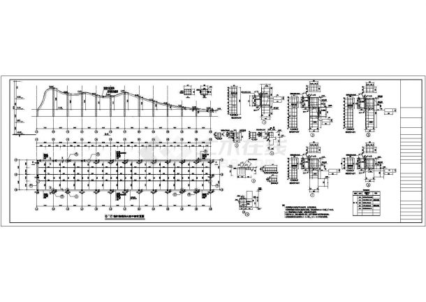 某多层影院结构设计施工图（共12张图）-图二