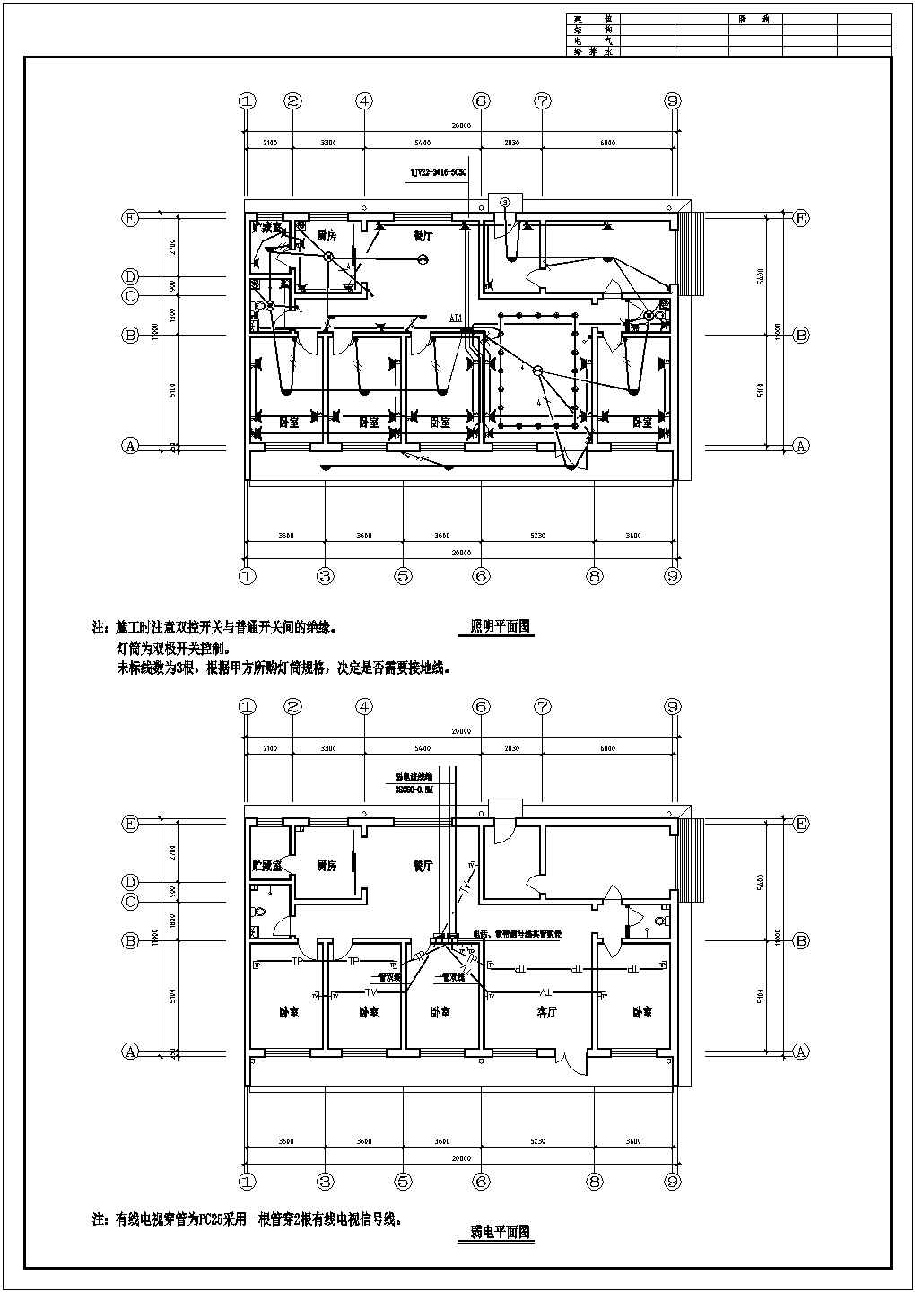 平房电路安装示意图图片