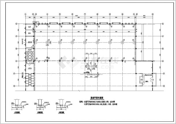 混合厂房内 改造新增钢结构夹层 详细施工图-图二