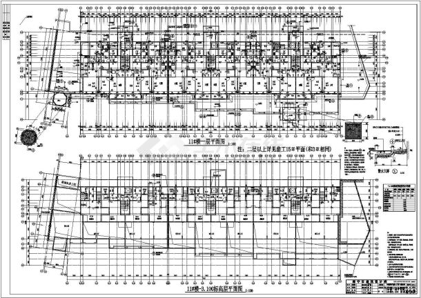 某地区多层西班牙风格住宅楼建筑设计施工图-图二